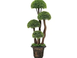 Online Costway Kunstpflanze mit 4 Kugeln & Realistischem Stamm Grün 90 cm