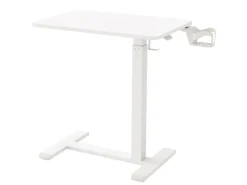 Costway Pflegetisch mit Rollen Betttisch Krankentisch