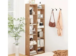 Costway 12-stöckiges Bücherregal mit Anti-Kipp-Sicherungen