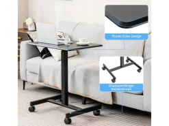 Outlet Costway Stehpult Höhenverstellbar Steh-Sitz Schreibtisch 65 x 48 cm