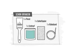 New CREATE! by OBI DIY Farb-Set Blaugrün Satin Finish 125 ml