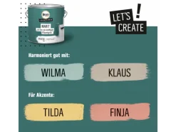 New CREATE! by OBI Lieblingsfarben Wandfarbe Marit matt 2,5 l Pfauengrün