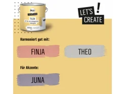 CREATE! by OBI Lieblingsfarben Wandfarbe Tilda matt 2,5 l Hafergelb
