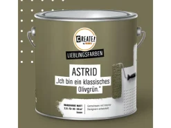 CREATE! by OBI Lieblingsfarben Wandfarbe Astrid grün matt 2,5 l