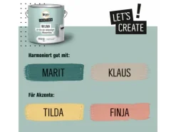 Outlet CREATE! by OBI Lieblingsfarben Wandfarbe Wilma matt 2,5 l Wasserblau