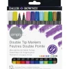 Outlet Dailer Rowney Doppelspitzenmarker Simply 12er Etui