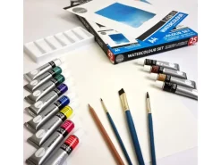 Outlet Daler Rowney Simply Aquarellfarbenset sortierte Farben 25 teilig