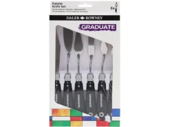 Daler-Rowney Daler-Rowney Palettenmesser-Satz 6 sortierte Messer
