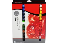 Discount Simply Daler-Rowney Ölfarben-Set mit 24 x 12 ml Farbtuben