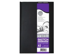 Hot Daler Rowney Daler-Rowney Simply Skizzenbuch Mittlere Körnung 100gsm Hardcover A5 Softweiß