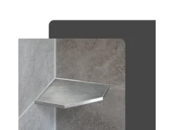 Online Dalsys Duschablage Befliesbar 200mm x 200mm Edelstahl Silber