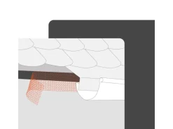 Discount DAPRONA Vogelschutzgitter Lüftungsband 60m x 80mm Aluminium Silber