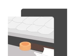 Discount DAPRONA Vogelschutzgitter Lüftungsband 60m x 80mm Aluminium Silber