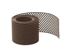 Hot DAPRONA Vogelschutzgitter Lüftungsband PVC 5m x 80mm Belüftung Braun