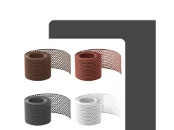 Best DAPRONA Vogelschutzgitter Lüftungsband PVC 5m x 100mm Belüftung Weiß