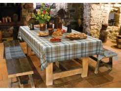 Best d-c-fix Tischdecke Borneo Blau 130 x 160 cm eckig