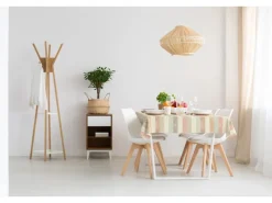 Discount d-c-fix Tischdecke Lulina Streifenmuster 150 cm x 220 cm