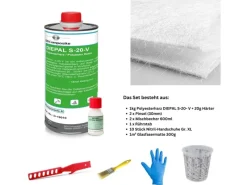 Outlet DD Composite Reparatur Set Auto Boot und Motorrad Polyesterharz 4