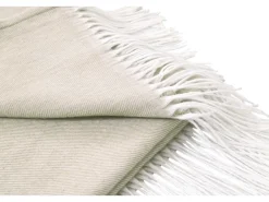 Best Decke mit Fransen 120 cm x 160 cm Beige Beige colored