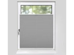 New Deco-Raum Plissee Basic ohne Bohren 55x150cm Blickdicht Klemmfix Grau