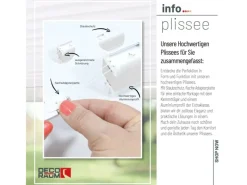 Hot Deco-Raum Plissee Basic ohne Bohren 95x150cm Blickdicht Klemmfix Weiß