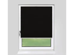 Clearance Deco-Raum Plissee Basic ohne Bohren 75x150cm Blickdicht Klemmfix Schwarz