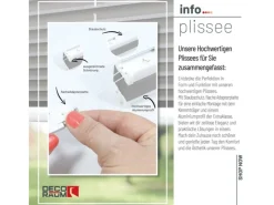 Deco-Raum Plissee Basic ohne Bohren 40x150cm Blickdicht Klemmfix