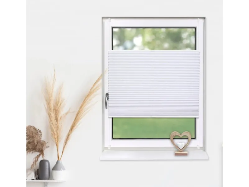 Deco-Raum Plissee Basic ohne Bohren 40x150cm Blickdicht Klemmfix