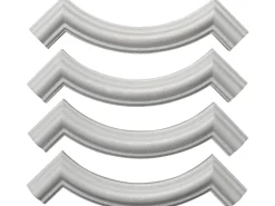 Clearance Decosa Viertelbogen Melissa 4 Stück Weiß