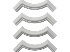 Hot Decosa Viertelbogen Michelle 4 Stück Weiß