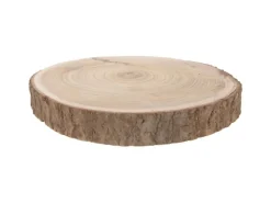 Hot Deko Baumstammscheibe Ø 32 cm Naturscheibe