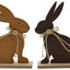 Outlet Dekofigur Hase Braun 2-fach sortiert 19 cm
