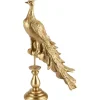 Dekofigur Pfau Glam Forest Gold