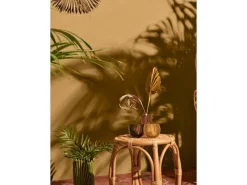 Discount Deko-Flasche Safari Lodge Glas 5,5 cm x 13 cm Rosa