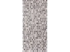 Dekorationsvorhang Tube Schwarz-Grau-Beige 90 cm x 200 cm