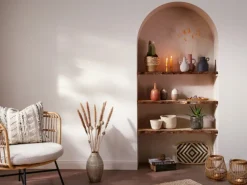 Outlet Dekoschale Bambus 40 cm x 25 cm Natur-Schwarz