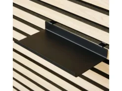 Sale Denpanels Regal schwarz für Akustikpaneel 20 cm inkl. Schrauben