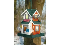 Dobar Buntes Western-Vogelhaus Restaurant 18 cm x 18 cm x 23 cm Kiefer