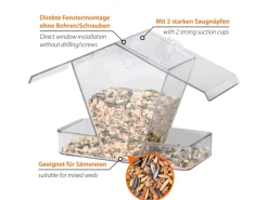 Dobar Fenster-Vogelfutterhaus