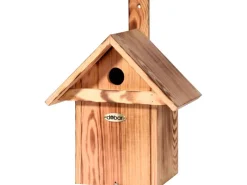 Dobar Geflammter Nistkasten mit Anflugleiste 23,5 cm x 17,5 cm x 33 cm Kiefer