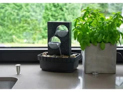 Dobar Indoor-Brunnen 2 Becken 26 cm x 20,5 cm x 16,5 cm