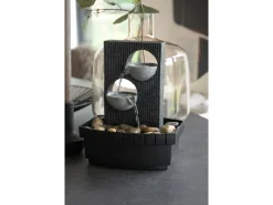 Dobar Indoor-Brunnen 2 Becken 26 cm x 20,5 cm x 16,5 cm
