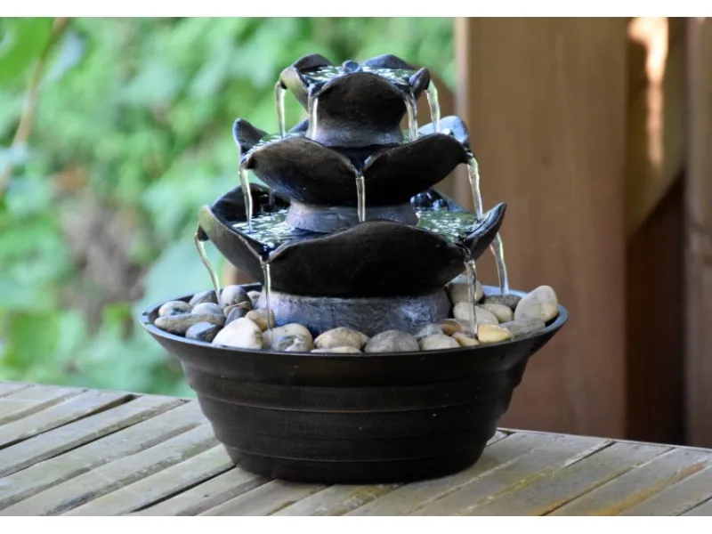 Dobar Indoor-Brunnen 3 Etagen 20,6 cm x 22,2 cm x 22,2 cm