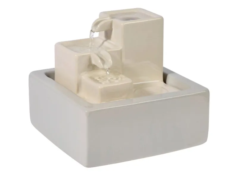 Dobar Indoor-Brunnen Etagère 16,5 cm x 19 cm x 19 cm