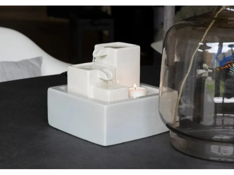 Dobar Indoor-Brunnen Etagère 16,5 cm x 19 cm x 19 cm