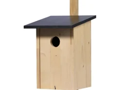 Dobar Nistkasten für Stare/Spechte zum Aufhängen 22 cm x 25 cm x 32 cm Kiefer