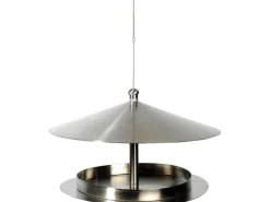 Dobar Rundes Design-Futterhaus Edelstahl zum Aufhängen