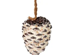 Best Dobar Vogelfutter-Mix 4 x Riesenzapfen, 4 x Meisenzapfen mit Fettfutter-Füllung