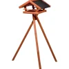 Outlet Dobar Vogelhaus Bertram aus Holz mit Ständer 48 cm x 51 cm x 26 cm FSC®