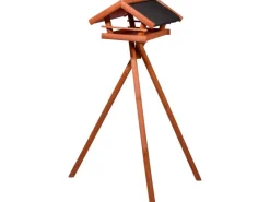 Outlet Dobar Vogelhaus Bertram aus Holz mit Ständer 48 cm x 51 cm x 26 cm FSC®